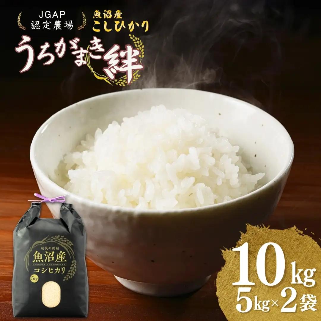 魚沼産コシヒカリ 精米10kg うちがまき絆 | 新潟県 魚沼 令和8年