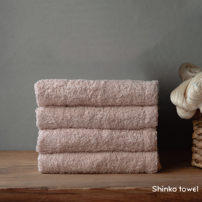 【TVで紹介！】おぅ！え～やん フェイスタオル（ローズ）4枚【泉州タオル 国産 吸水 普段使い 無地 シンプル 日用品 家族 ファミリー】  G3490