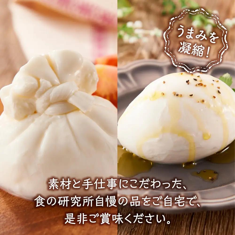 食の研究所 magazzinoのこだわり商品 詰め合わせ4品 ブラータチーズ モッツァレラチーズ 能登豚 パテドカンパーニュ パテドジャパン 酒のあて