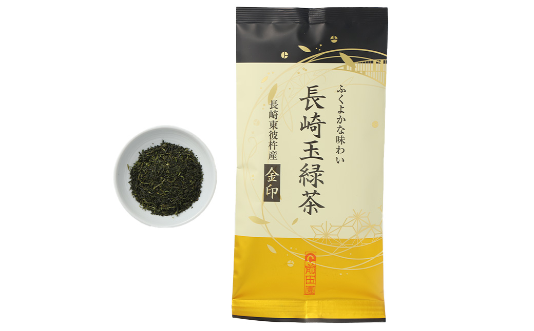 豊かな味わい 長崎玉緑茶金印 長崎びわ茶ティーバッグ