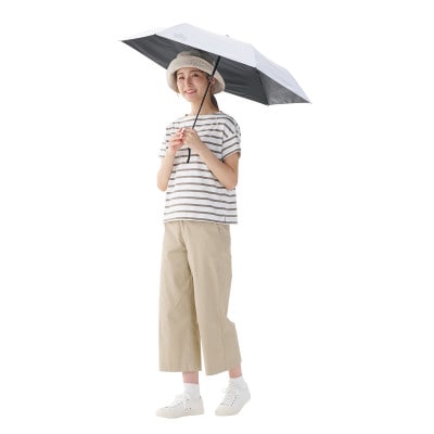 ソーラーブロック日傘・オートコンパクト　S(晴雨兼用) 通勤でも使えるアウトドア日傘81336746【1754250】