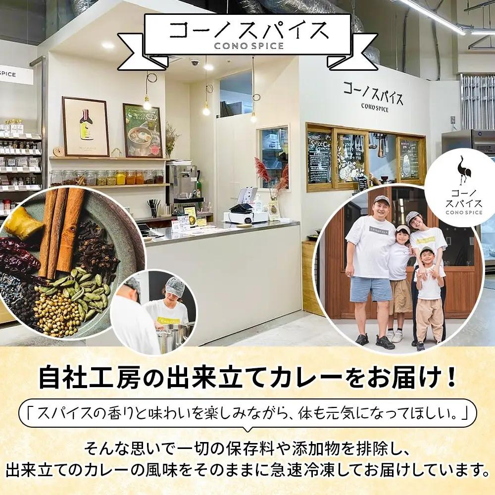 コーノスパイス チキンカレー 甘口 200g×3パック スパイスカレー 鶏肉 鶏ガラスープ 小麦粉不使用 グルテンフリー スパイシー カリー CONO SPICE コーノコーラ 愛知県 名古屋市