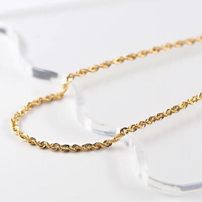 ふるさと納税 山梨県 【山梨県】【ジュエリー】K18 shiny rope/シャイニーロープ ブレスレット |  | 02