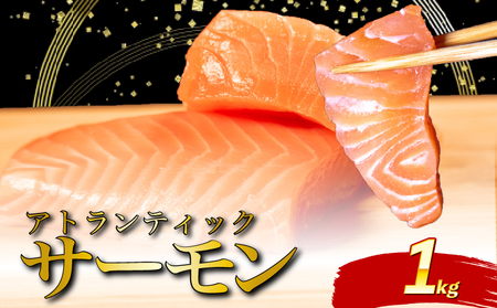 【 濃厚な旨味 】サーモン 約1kg サーモン