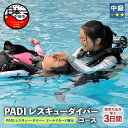 【ふるさと納税】 ダイビング 資格取得 海 PADI レスキュー ダイバー コース 3日間 ライセンス保持者 アウトドア スポーツ アクティビティ マリンスポーツ レジャー 静岡 伊豆 下田 ドラゴンレディ