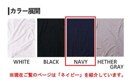 【ネイビー】 EIJI T-SHIRT Vネック _SM17-3 