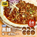 【ふるさと納税】 冷凍 黒豚 キーマカレー 6食 セット 200g × 6個 カレー 小麦粉不使用 惣菜 レトルト 肉 豚 加工品 スパイス 国産野菜 鶏 牛 小分け レンジ 温めるだけ 便利 簡単 時短 スパイシー ルー 専門店 VOUL 鹿児島 鹿児島市 おすすめ ランキング プレゼント ギフト