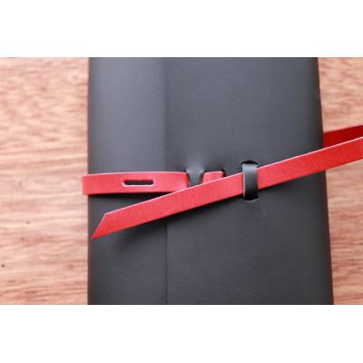 ふるさと納税 高槻市 【KAKURA】紐巻きバイブルシステム手帳 urushiブラック |  | 03