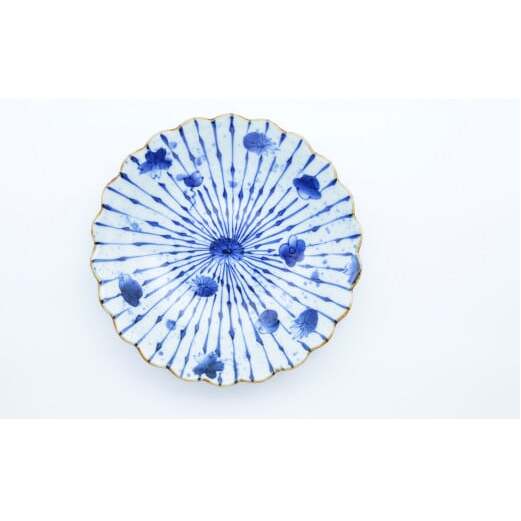 有田焼 十草花散らし8寸盛皿 2枚入 まるぶん A40-258_イメージ3