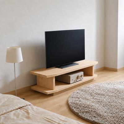 ふるさと納税 柳川市 【無垢材のコンパクトテレビ台】miniテレビボード 80 メープル |  | 01