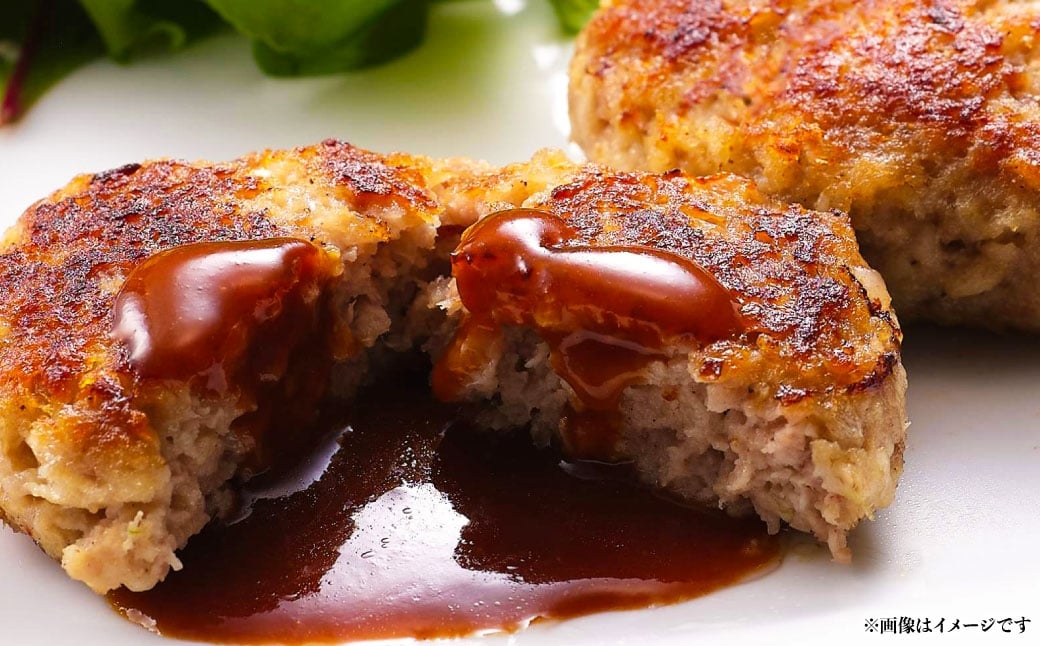 A4等級以上保障！！近江牛・豚絶品ハンバーグステーキ8個セット【近江牛専門店かねきち】