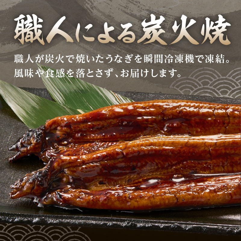 九州産うなぎ蒲焼 2匹（1匹240g以上） 015-C224