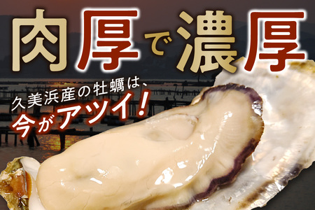 京都・京丹後産牡蠣　カンカン焼き　約25個【軍手・ナイフ付き】