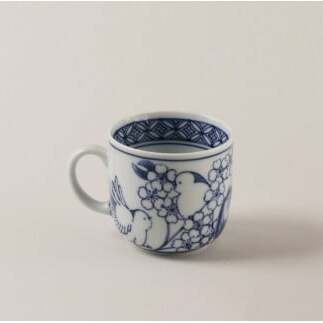 有田焼 シマエナガ マグカップ (小)【道雪窯】食器 器 うつわ 染付 手書き しまえなが 鳥モチーフ A30-546_イメージ2