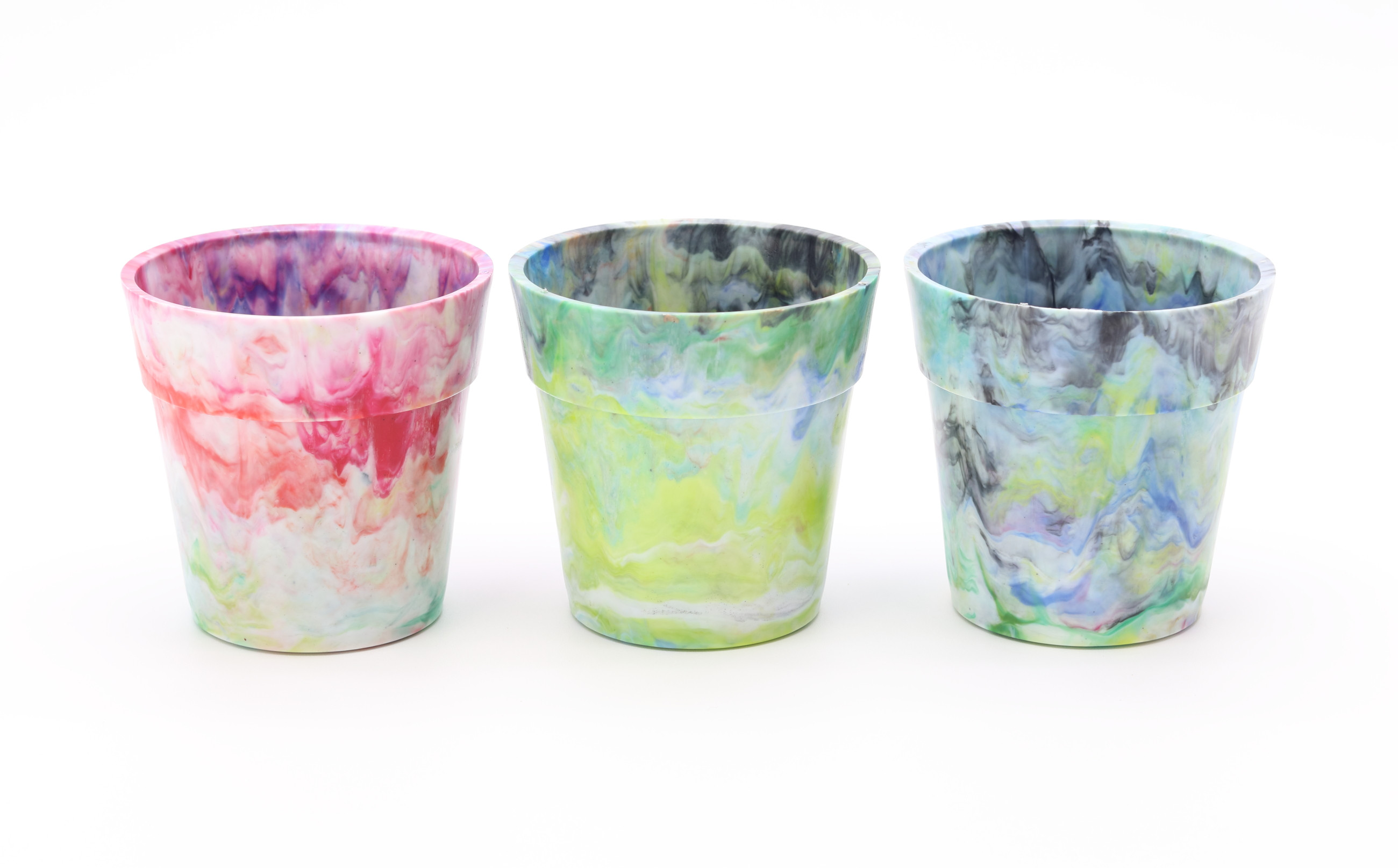 Precious Plastic Plant Pot 植木鉢(大)3個セット