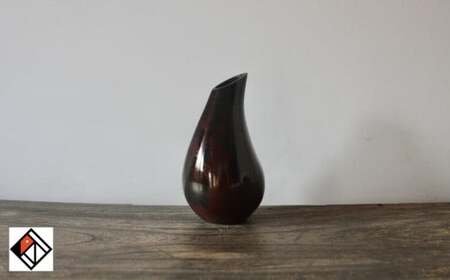 斑紫銅花器 しずく[ZC403]