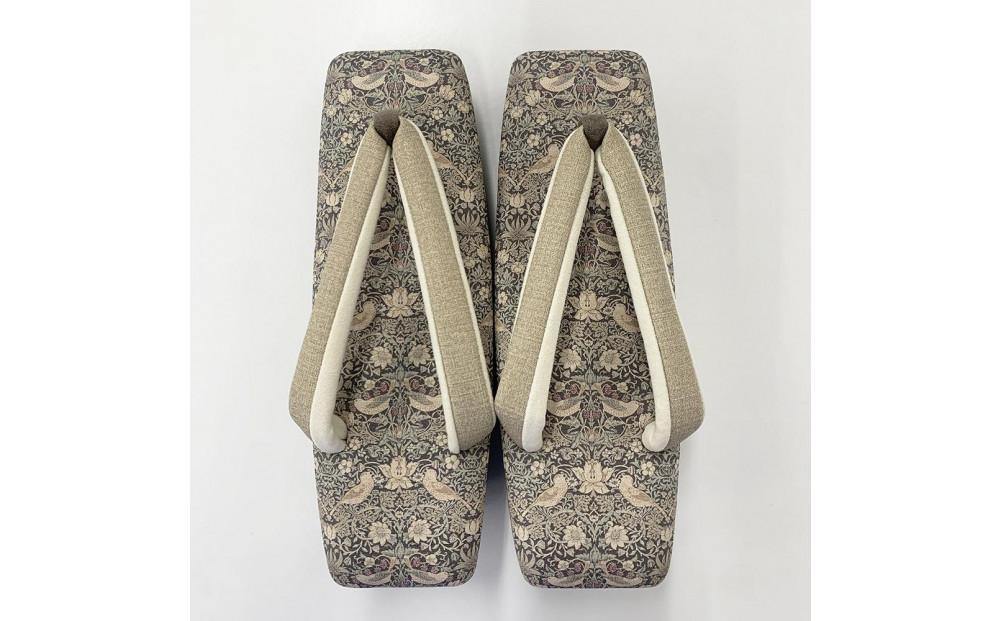 【京都丸紅】V&A草履（Lサイズ/ブラウン） 261009_A-UU003VC05