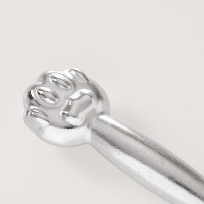 ふるさと納税 京丹後市 にゃんべる(猫の手+ダンベル)メッキ500g×2本　美容・ダイエット・トレーニングにも猫好きにも |  | 02