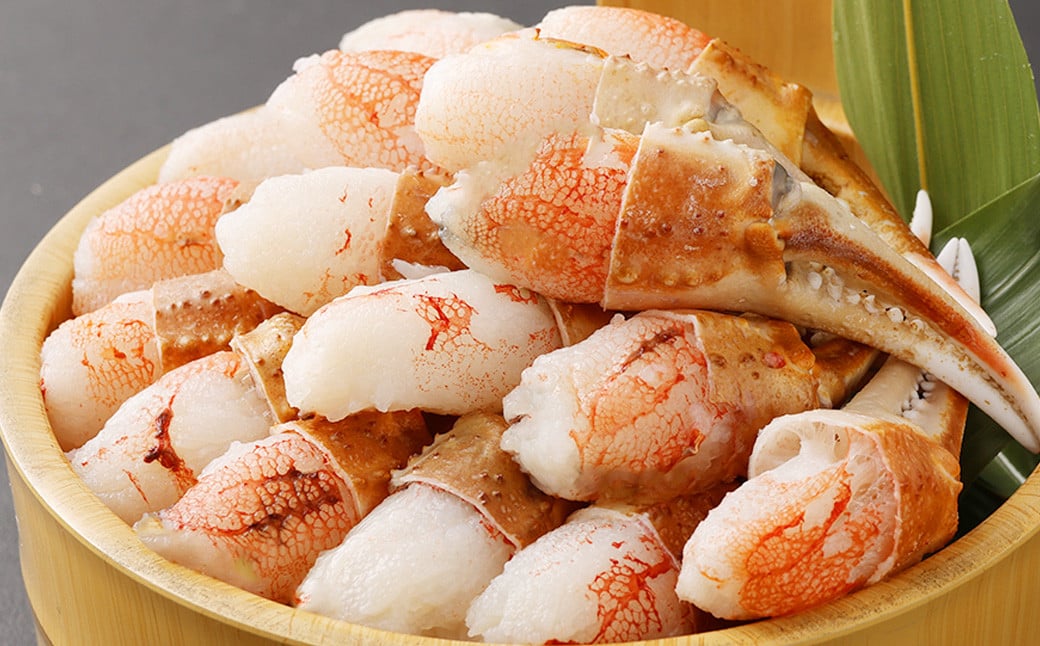 生ずわい蟹 カニ爪肉 500g （8 〜 25本） 【8】 かに カニ 本ずわい蟹 爪肉 爪 ポーション むき身 しゃぶしゃぶ用 鍋 海鮮 BBQ バーベキュー 簡単調理 冷凍