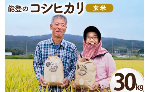 米 令和8年 コシヒカリ 玄米 30kg [農家にしの 石川県 宝達志水町 38601434] こしひかり お米 おこめ こめ コメ kome 玄米 ごはん ご飯 令和8年産 新米 げんまい