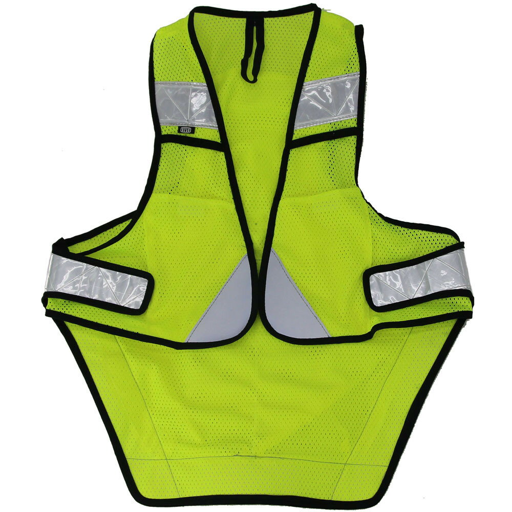 【ふるさと納税】R250 サイクル反射ベスト ポケット付きロング フリーサイズ ＜カラー選択可能（ ネオンイエローまたはネオンイエロー＞