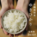 【ふるさと納税】 ≪定期便6ヶ月≫ ゆきひかり 有機栽培米 5kg×6回 有機JAS認証 有機米 当麻町 こめ 精米 米 舟山農産 北海道産 北海道米 送料無料 お取り寄せ