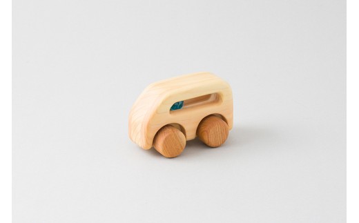 木のおもちゃ ブーブー バス 車 木製 知育玩具 男の子 女の子 ギフト プレゼント 贈り物 出産祝い 誕生日祝い 日本製 手作り 受注生産品 のし 山のくじら舎 赤ちゃん おでかけ 木のミニカー ビ
