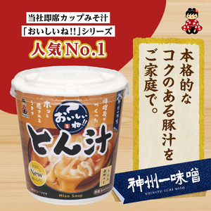 神州一味噌 おいしいね！！とん汁 60食 インスタント味噌汁 インスタント
