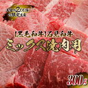 【ふるさと納税】石見和牛（黒毛和牛） ミックス焼肉用 300g