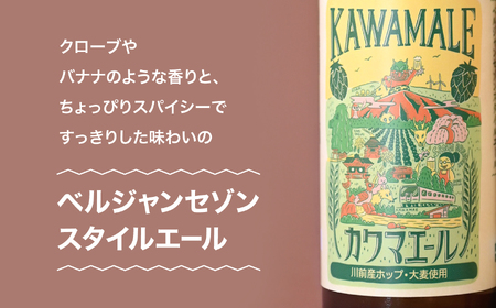 ≪先行予約≫カワマエール（KAWAMALE）3本  | SB001-3s