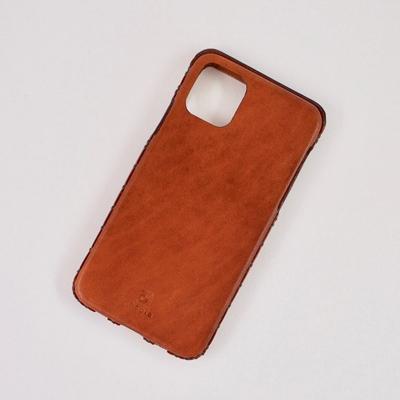 ふるさと納税 七尾市 【iPhone11pro用】本革ケース/ブラウン/ハンドメイド |  | 01