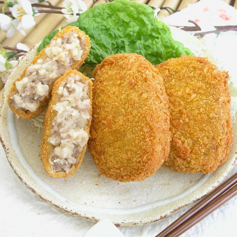 【ふるさと納税】手づくり村上牛コロッケ6個　冷凍 小分け お弁当 おかず 揚げ物 揚物 フライ 牛肉 送料無料　1021004