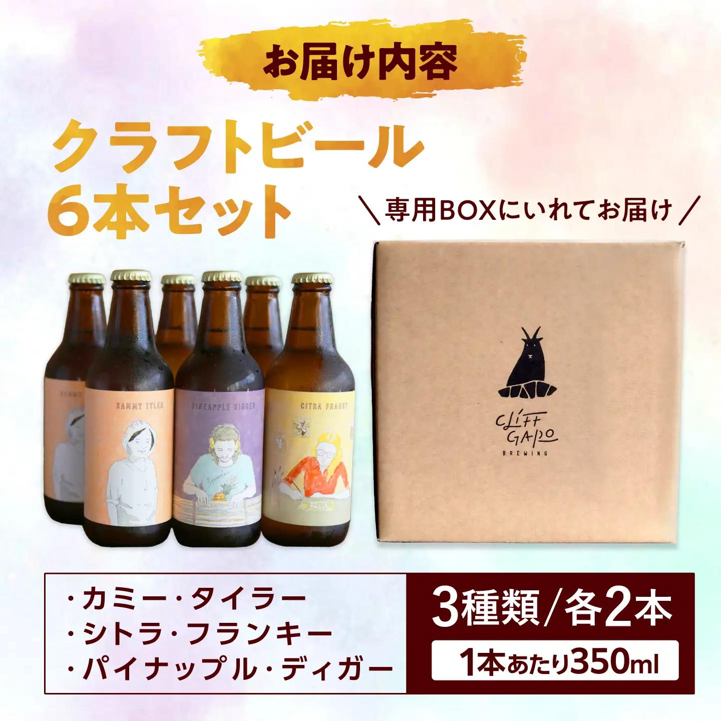 クラフトビール 3種セット 350ml×6本 / クラフトビール 飲み比べ 地ビール  BCDS001