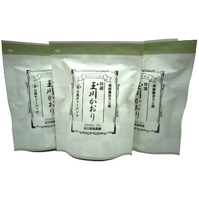 ふるさと納税 井手町 高級雁ヶ音ほうじ茶ティーパック　5g 30ヶ入×3袋