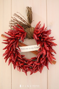 プリザーブドフラワー レッドペッパーリース