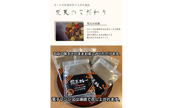 【5食】梵天冷凍カレールーセット