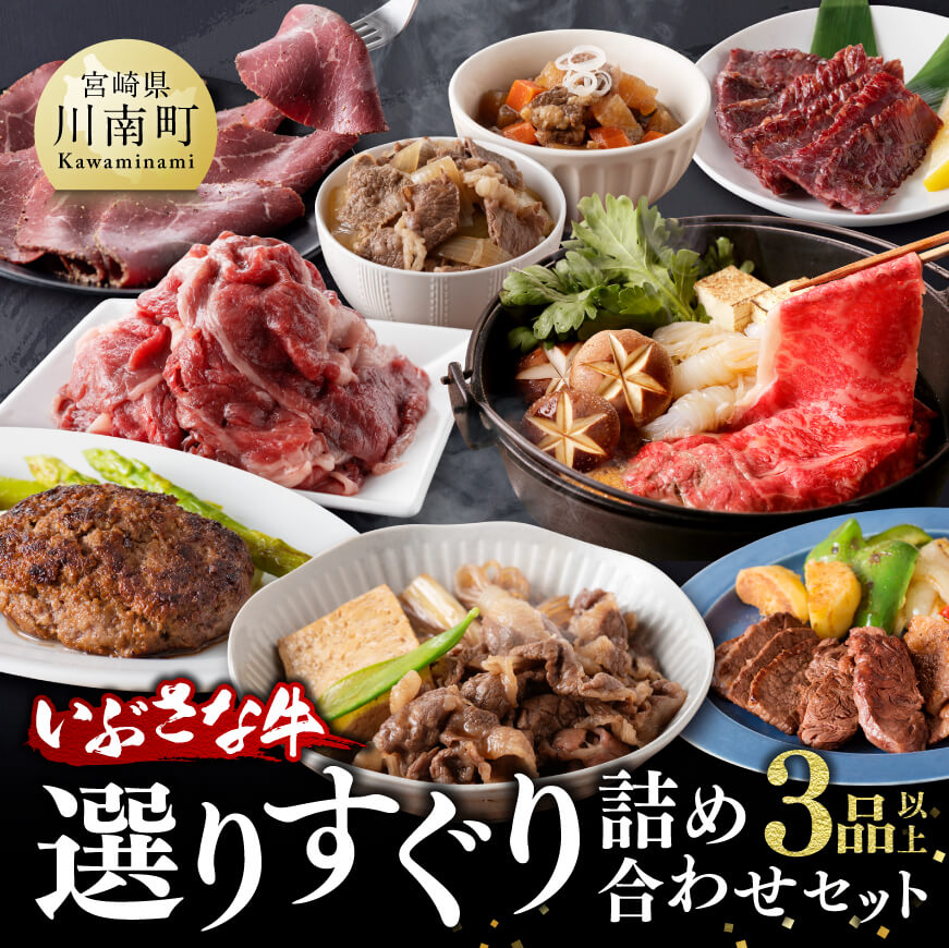 【ふるさと納税】※レビューキャンペーン※ いぶさな牛 選りすぐり 詰め合わせセット - 肉 牛肉 精肉 いぶさな牛 国産 九州産 宮崎県産 送料無料 F0501