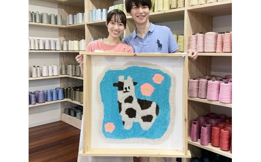 【体験】SORATOBU tufting studio 当日持ち帰り！2人で1つ制作タフティングワークショップ