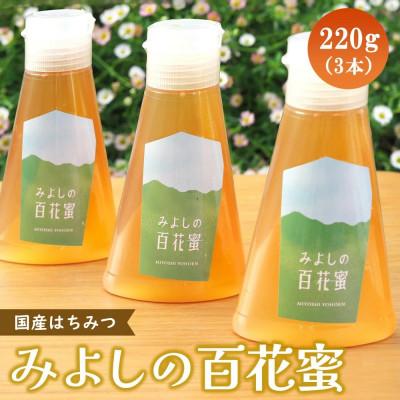 ふるさと納税 基山町 みよしの百花蜜 220g×3本