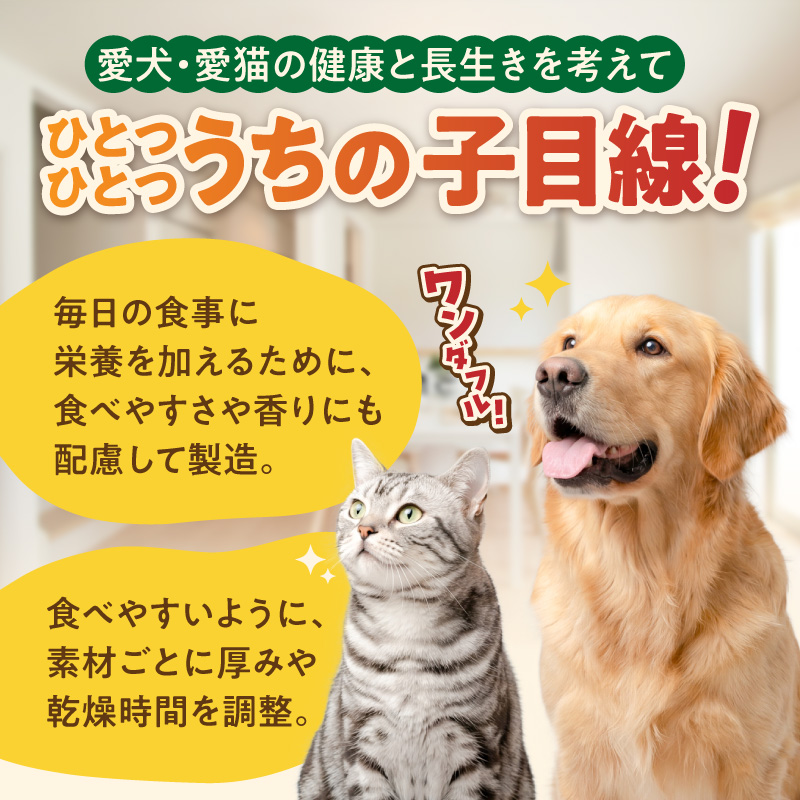 【大満足セット】犬猫用 無添加おやつジャーキー 肉4種詰め合わせ 牛たん皮・馬肺・鶏ムネ肉・牛グリーントライプ 総量1030g