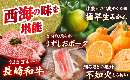 【12回定期便】お肉と果物?見つけた！西海の宝物定期便? [CZZ019] 長崎 西海名物 定期便 贅沢定期便 肉 みかんミカン和牛 豚肉  定期便 贅沢定期便 肉 みかんミカン和牛 豚肉  定期便 