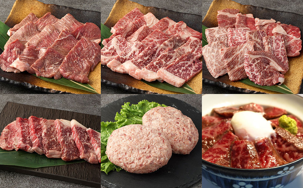 
            阿蘇あか牛満喫セット（モモ・上カルビ・上ロース・サーロイン・ハンバーグ・丼） 肉 お肉 牛肉 あか牛 赤身肉 お肉セット 詰め合わせ
          