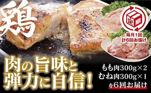 B118【定期(6回)】秋川牧園 旨みたっぷり鶏肉セット