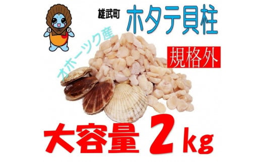 【中国禁輸措置生産地緊急支援品】ほたて貝柱(ＢＣフレーク)2kg【12336】