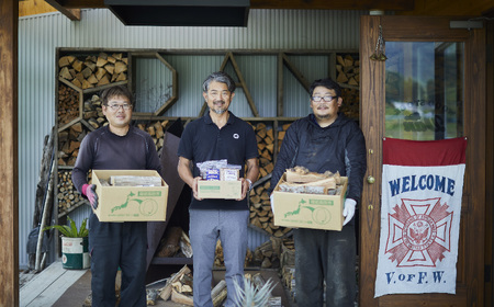 【強火力】 薪 (りんごの木) 10kg 乾燥薪 〈 目安 : 10～15本 〉【 りんご 林檎 薪 キャンプ 薪ストーブ 岩手 陸前高田 】WOOD STOCK Dan