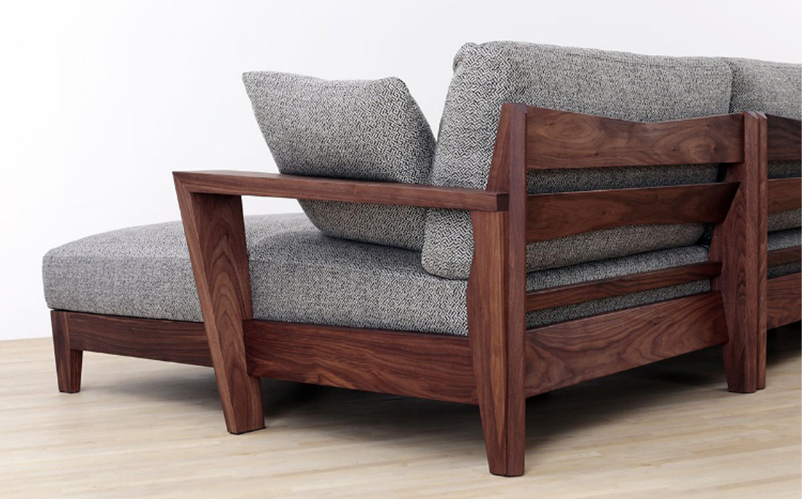 No.1120-03 （レッドオーク）AUTHENTICITY SOFA E COUCH OL（オリーブ）