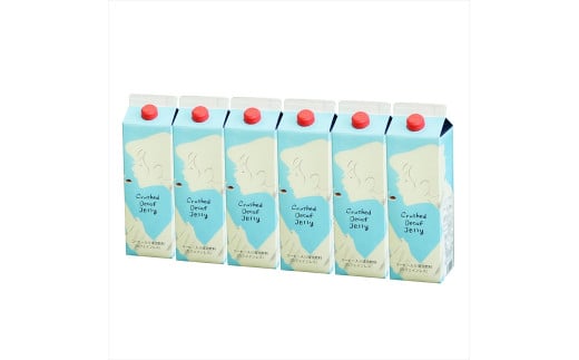カフェインレス　コーヒーゼリー　季節限定　1,000ml×6本【1504902】