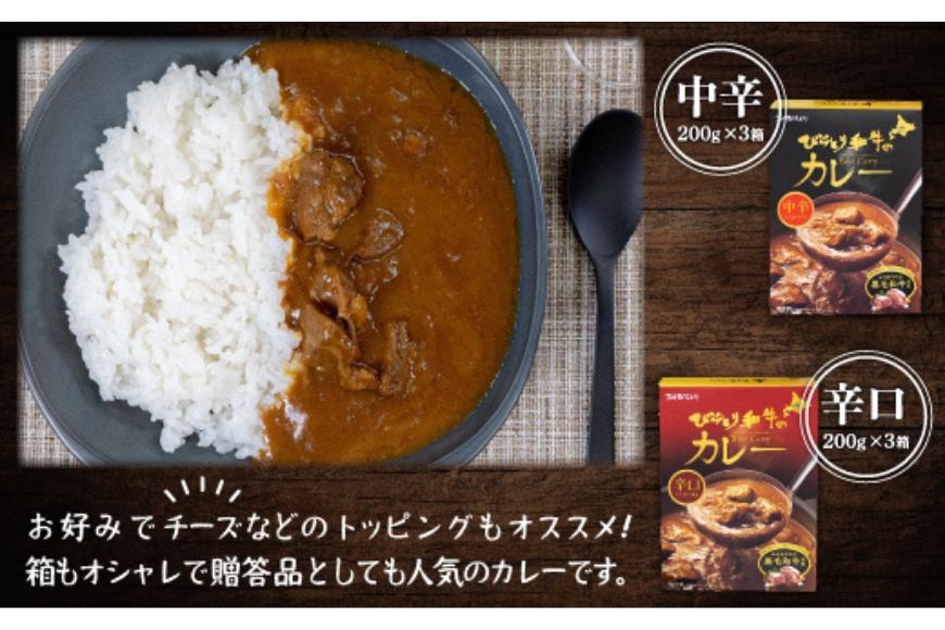 びらとり和牛カレー中辛・辛口セット（各200g×３箱） BRTH020_イメージ3