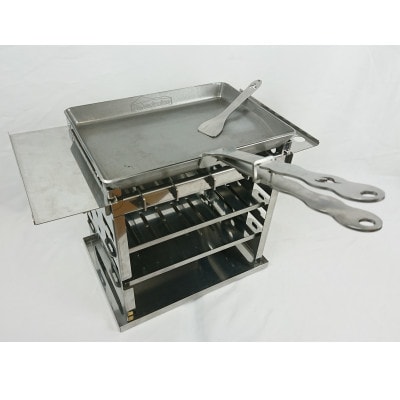 [GT-SET]フェニックスライズの焚火台、鉄板セット「ジビエMania」【配送不可地域：離島・沖縄県】