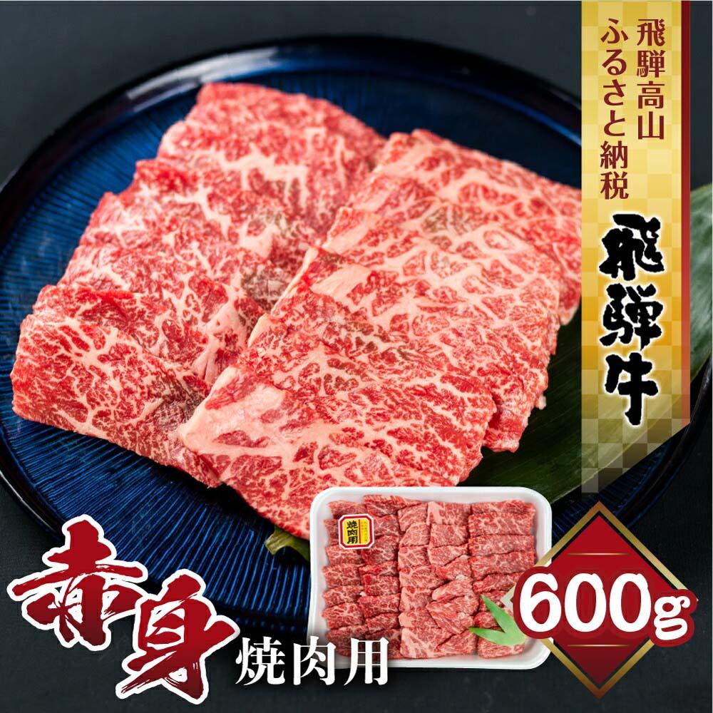 【ふるさと納税】飛騨牛 もも 焼肉用 600g 肉 ブランド牛 黒毛和牛 もも肉 バーベキュー キャンプ 飛騨高山 山武商店 LZ008